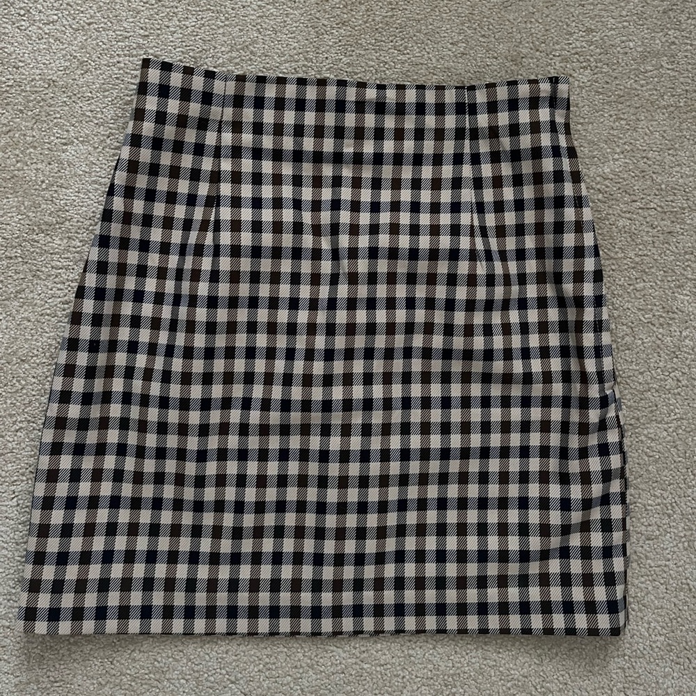 Plaid mini skirt, small, good condition
